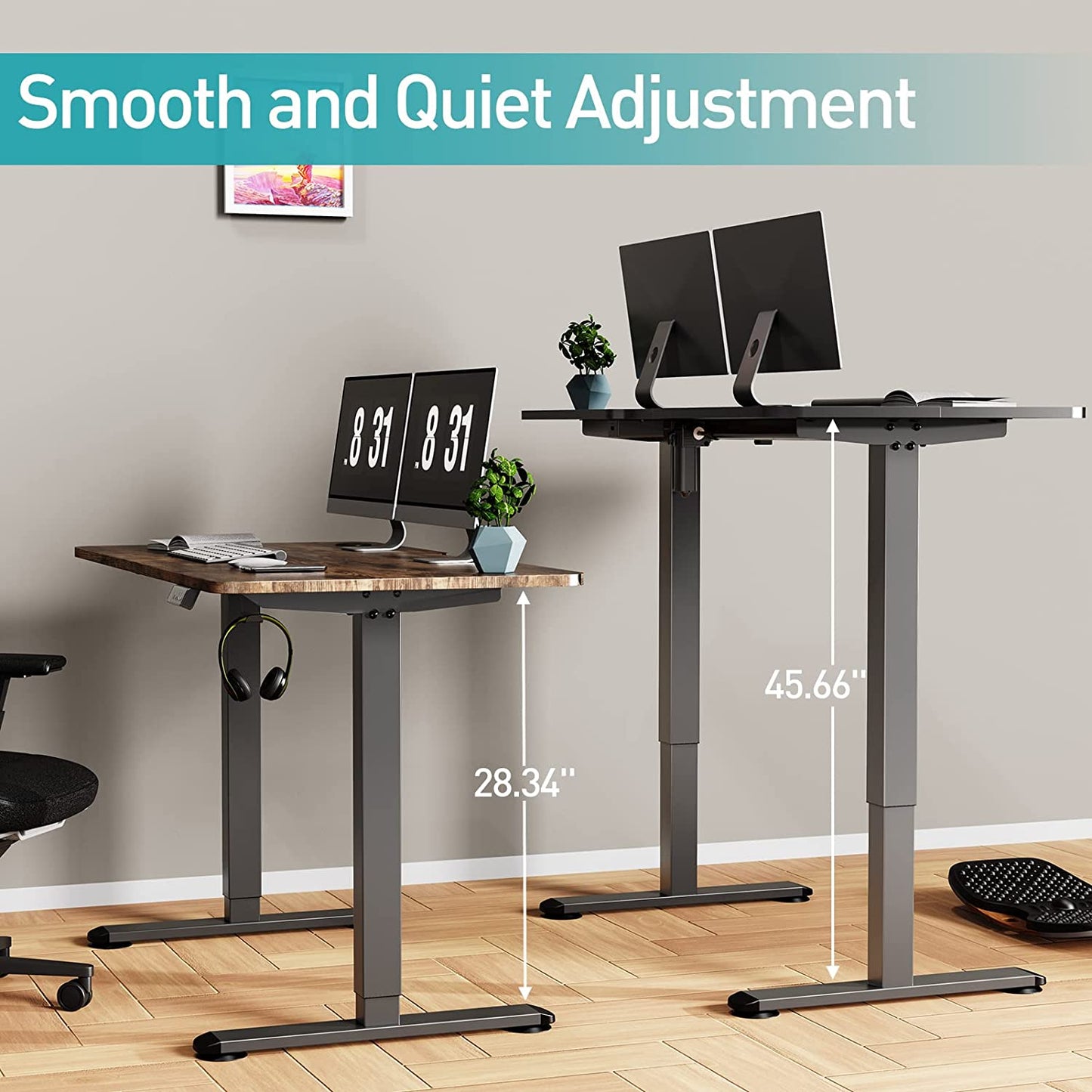 ZIMILAR Motorized Standing Desk