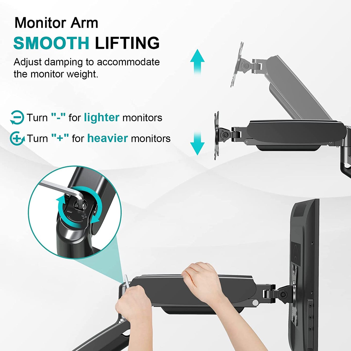 Gas Spring Monitor Mount