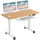 WOKA Electric Height Adjustable Standing Desk with Keyboard Tray