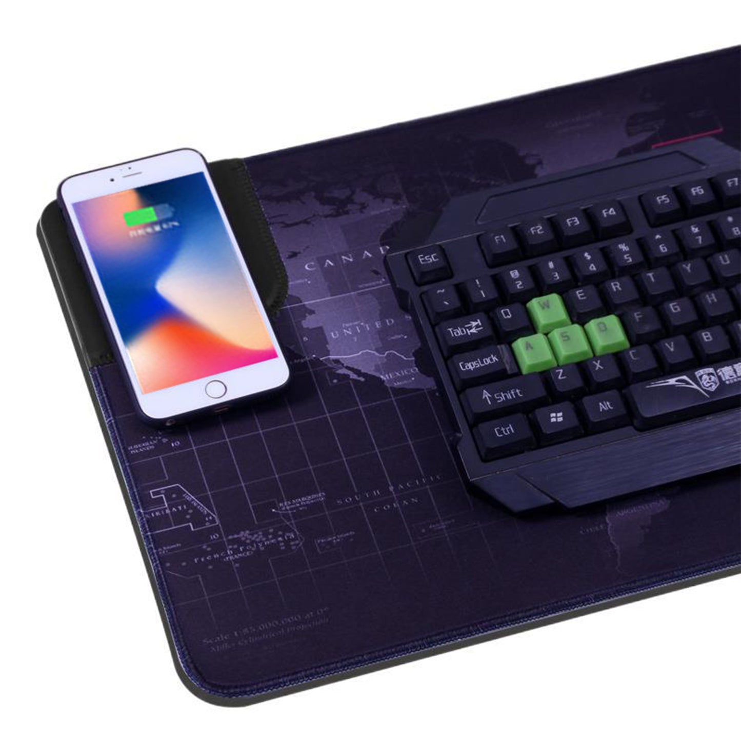 Gaming Mouse Pad with Wireless Charger