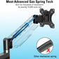 Daul Arms monitor desk holder with advanced gas spring for easy adjustment