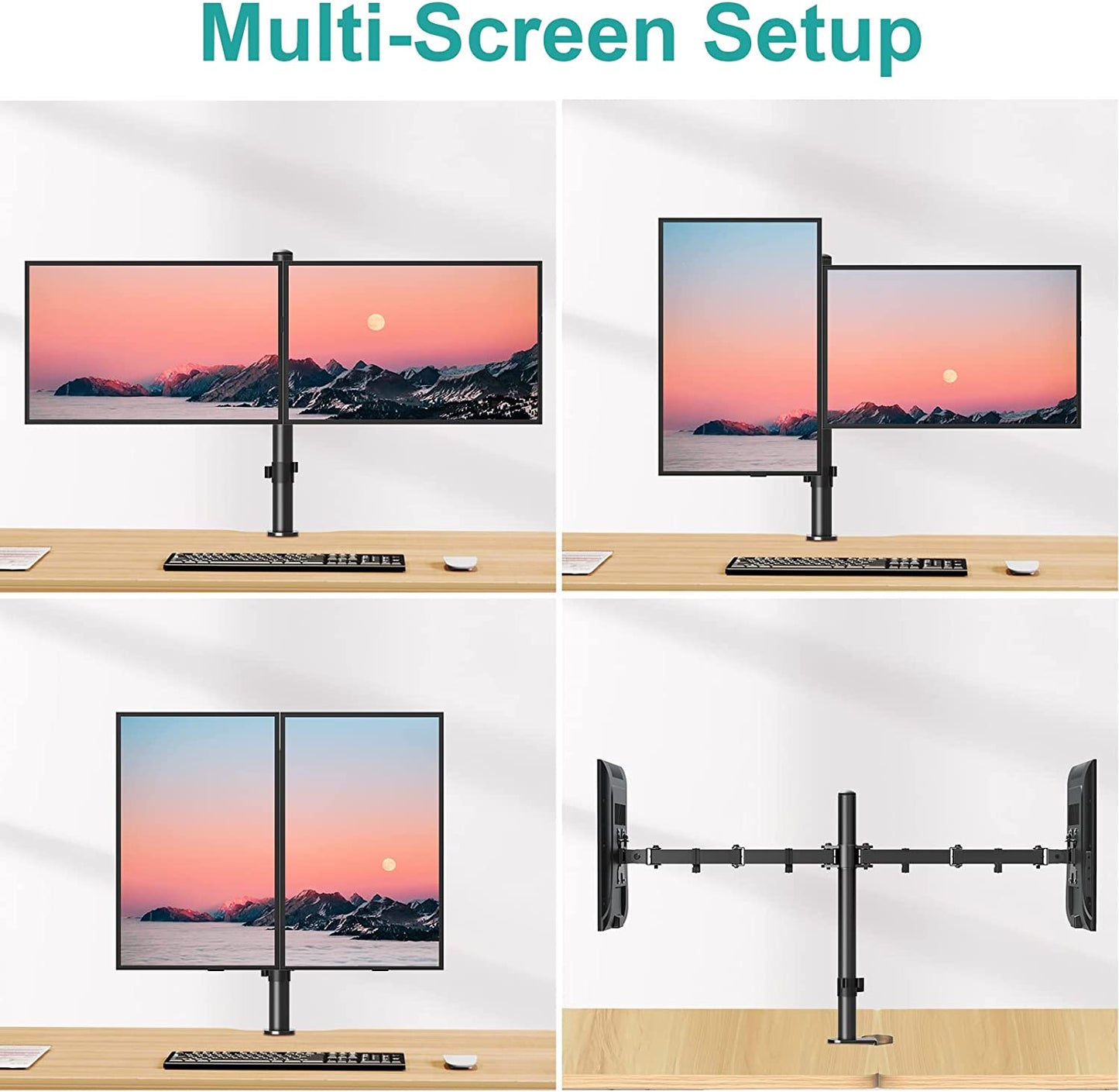 Adjustable Monitor Desk Mount