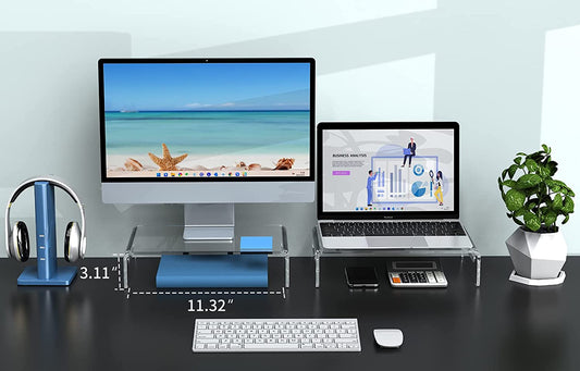 Smatto Monitor Stand Riser for Computer Laptop Printe