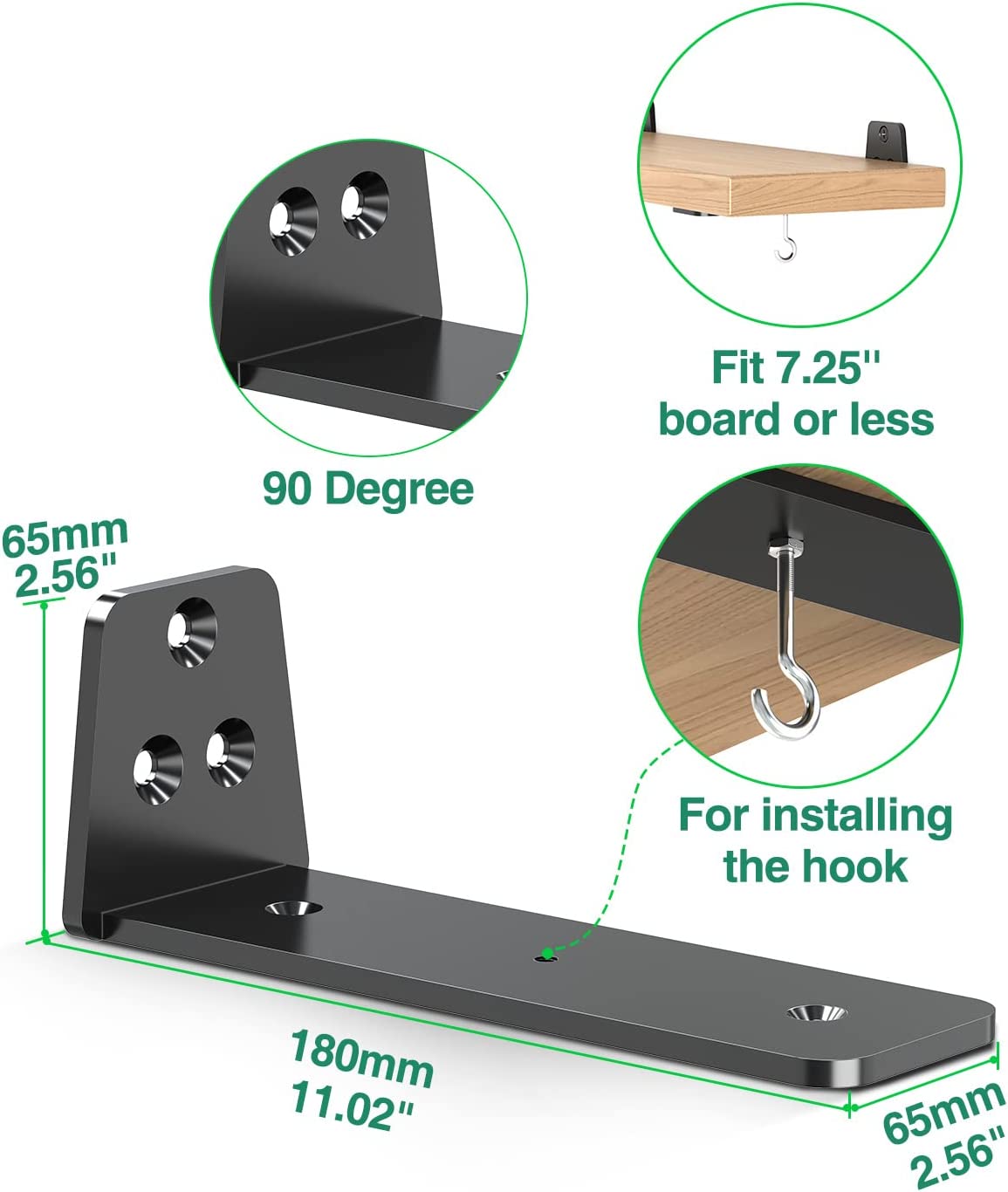 WOKA Floating Shelves fitting bracket