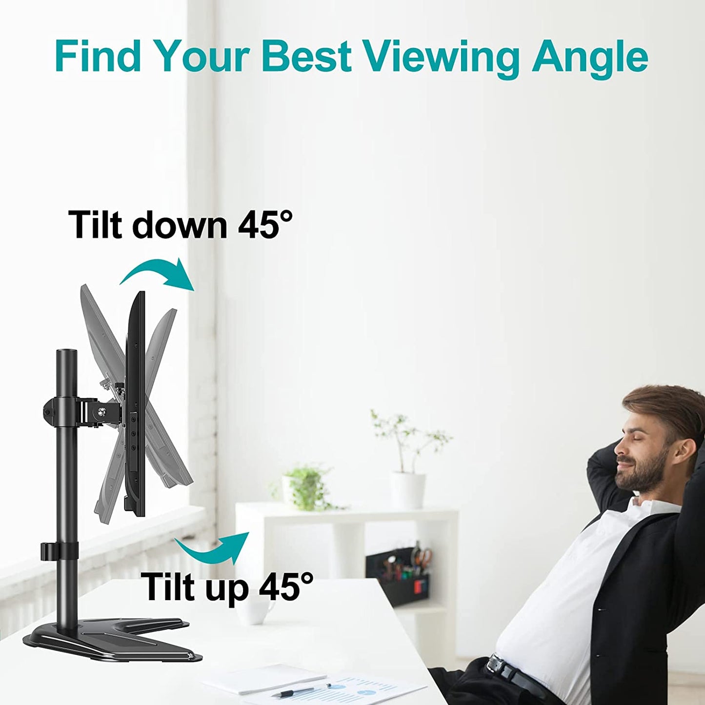 ZIMILAR TV Mount,monitor stand