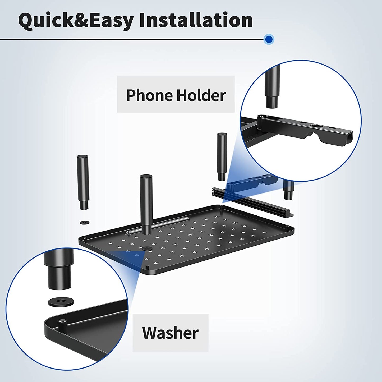 Zimilar 2 Pack monitor stand riser with easy assembly