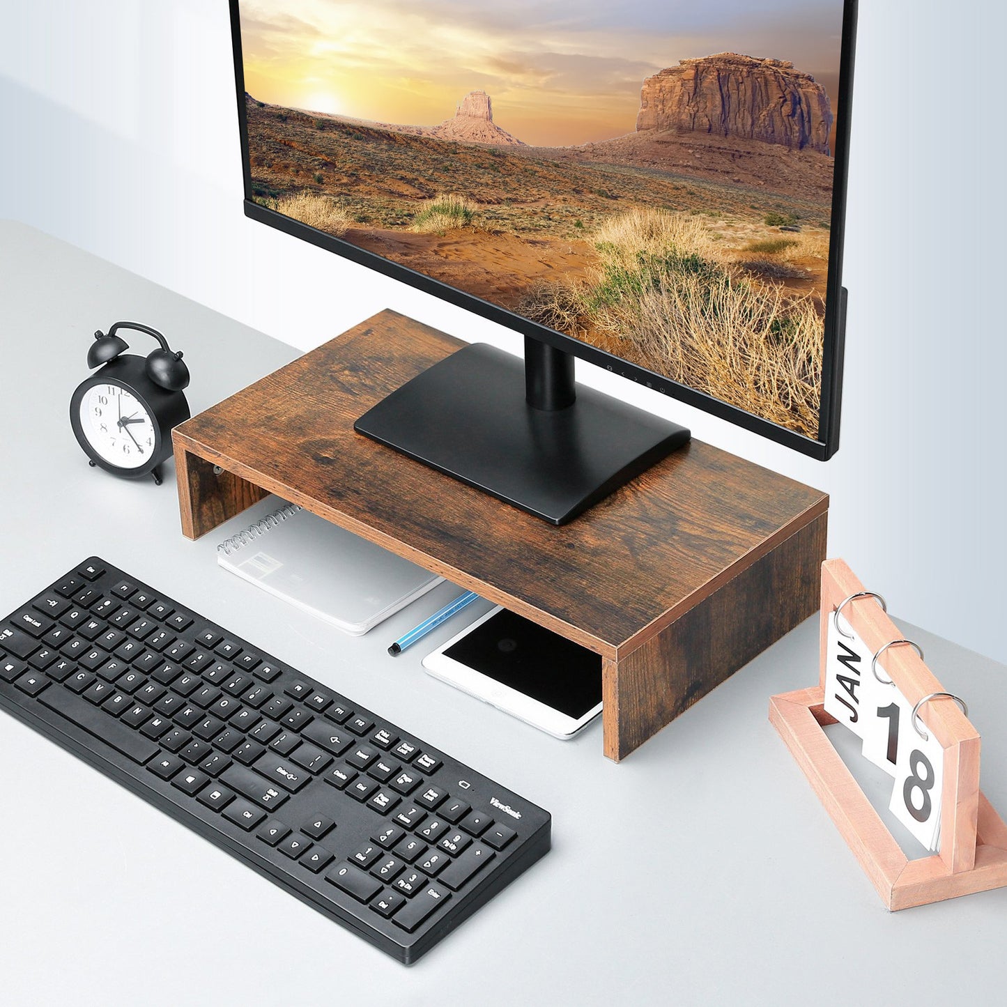 Wooden Monitor Riser