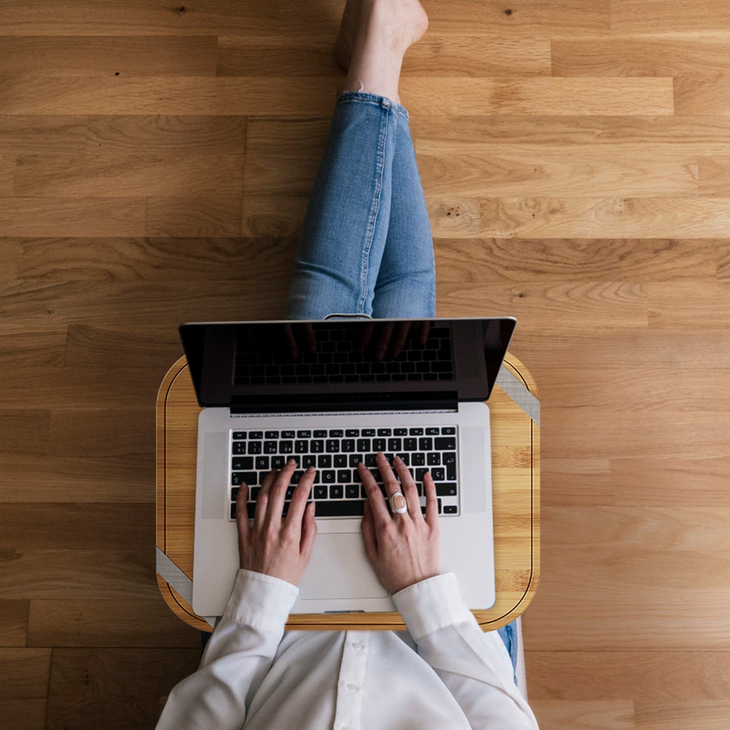 laptop tray with storage