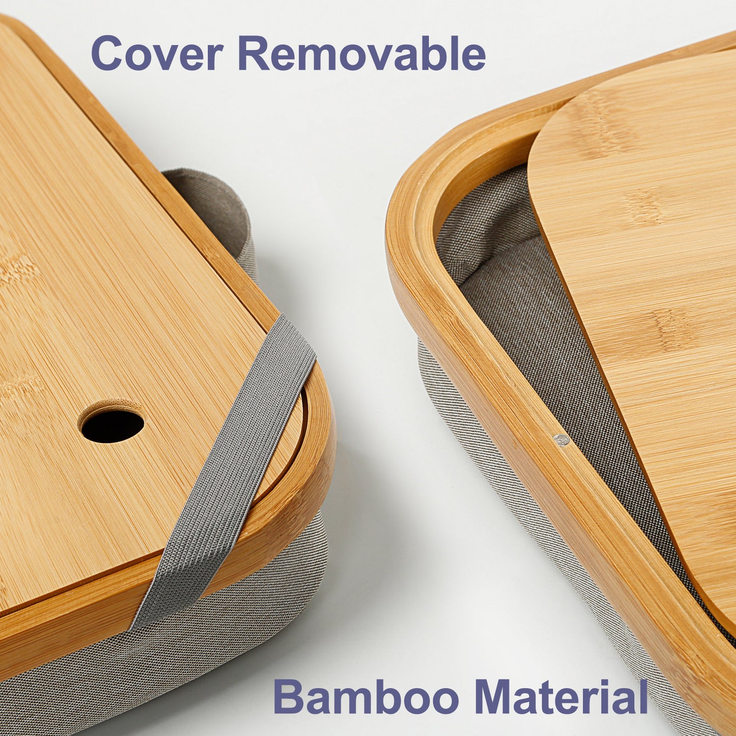 Bamboo Laptop Desk with Storage
