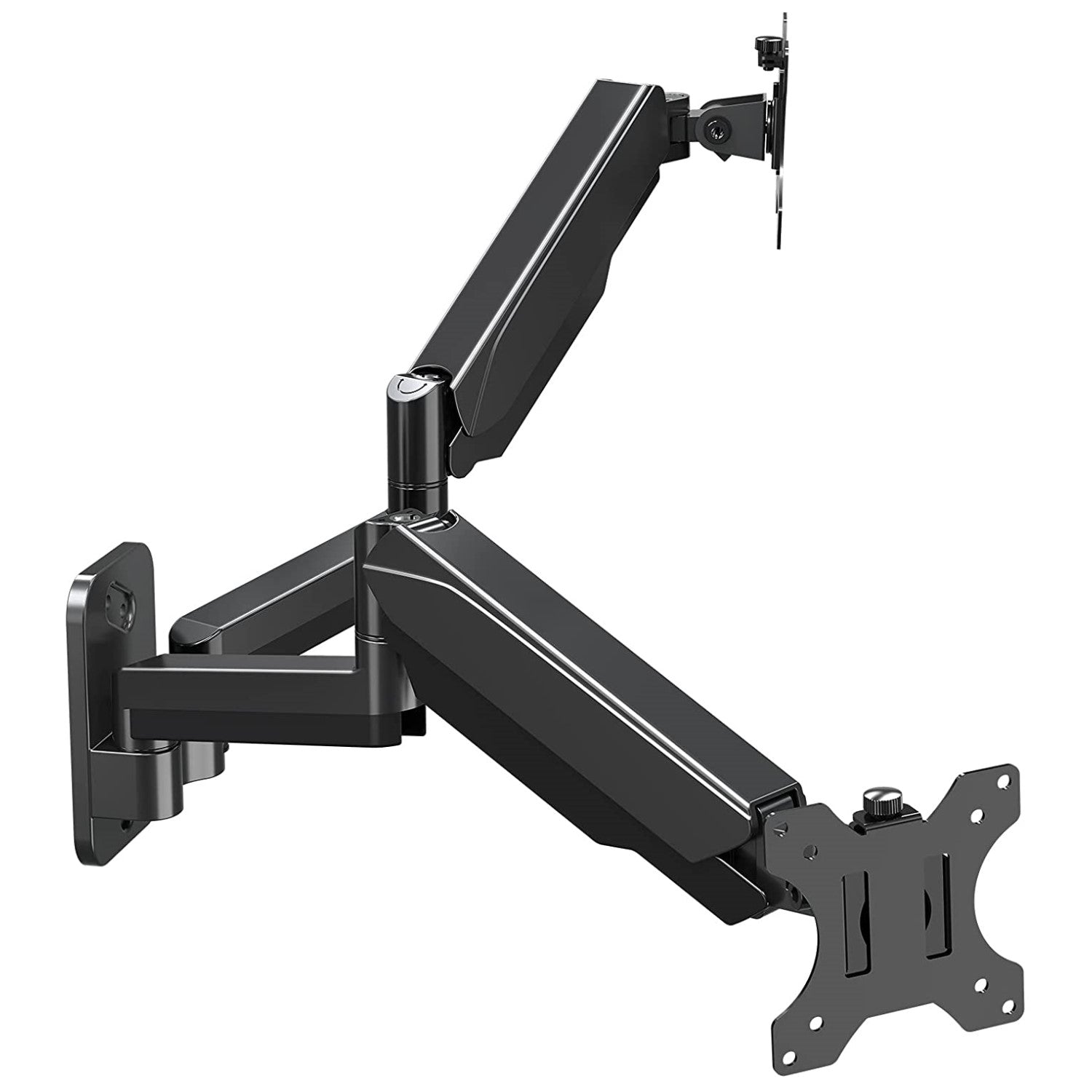 Dual Arms Full Motion Dual Monitor Wall Mount for 13''-32'' monitors