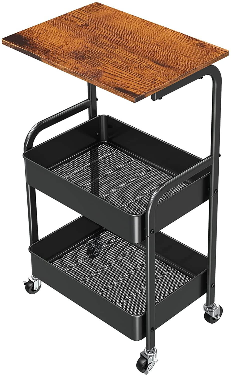 3 Tier Rolling Cart with Lockable Wheels