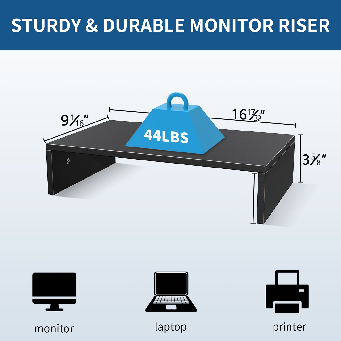 Wooden Monitor Riser