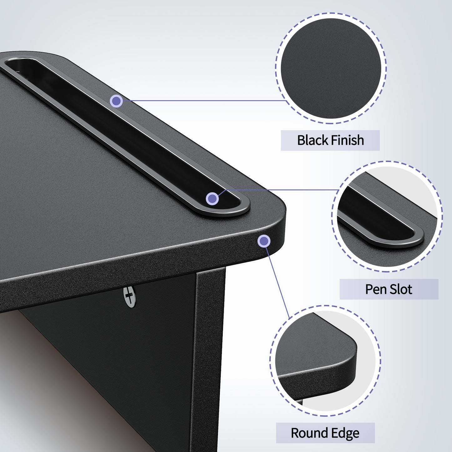 Dual Monitor Riser with 3 Shelf