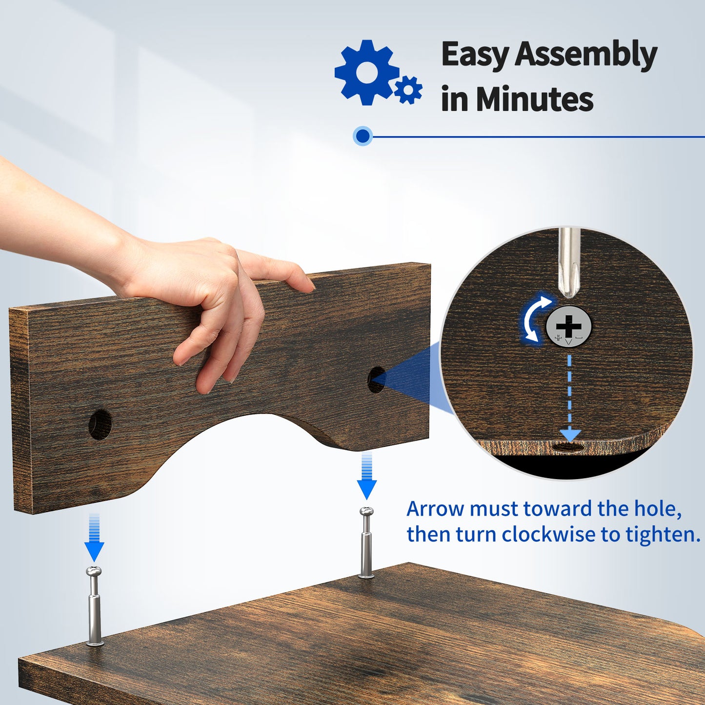 Wood Monitor Riser for Desk