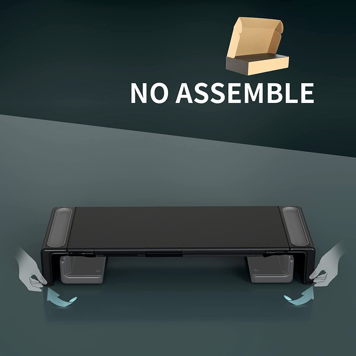 monitor stand requires no assembly