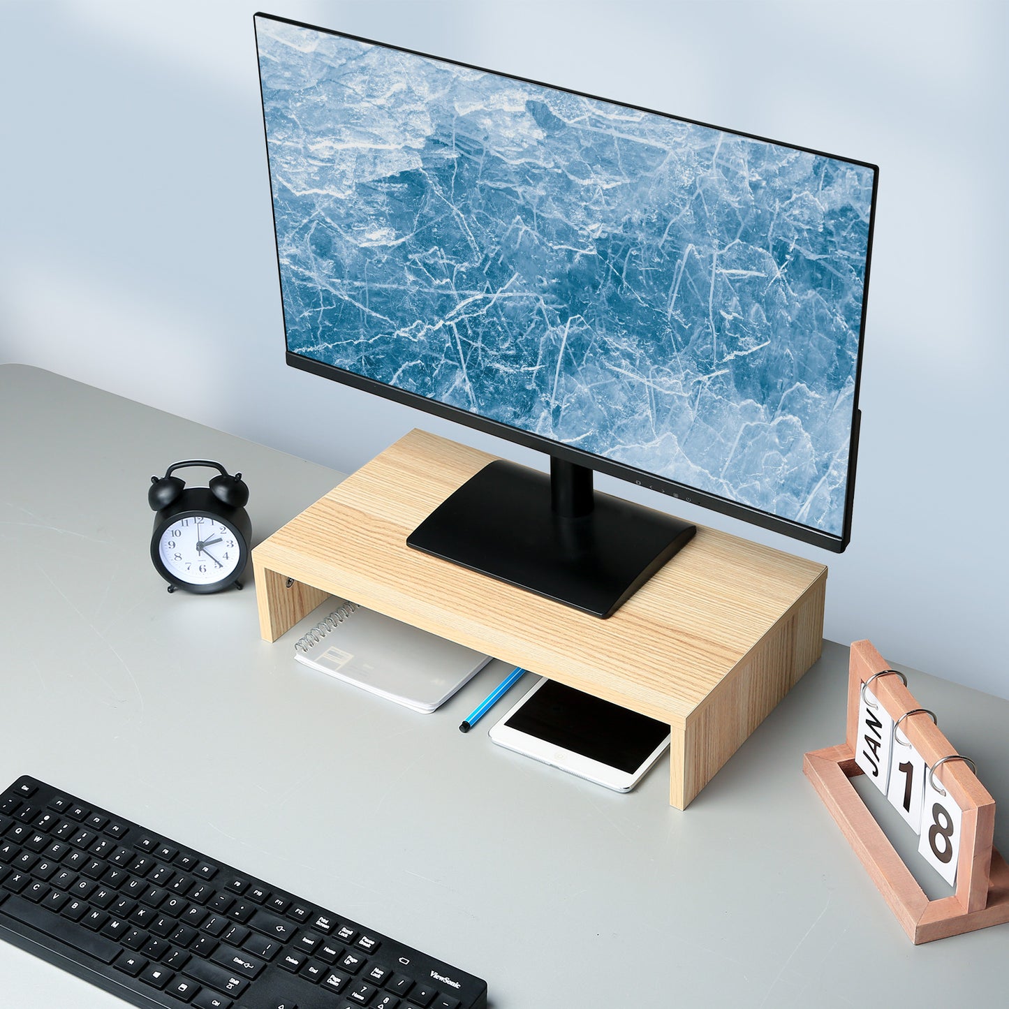 Wooden Monitor Riser