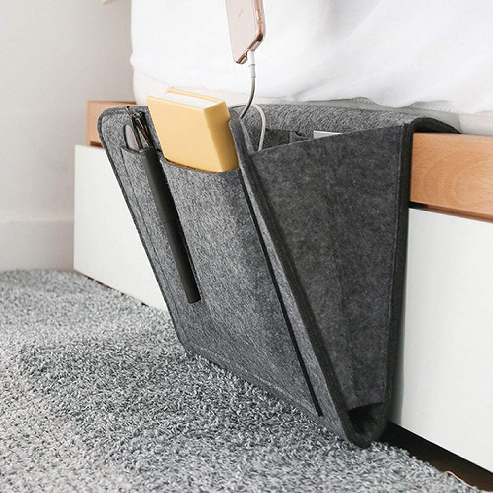 Bedside pouch for discount bed