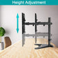 Dual Arms height adjustable dual monitor desk stand to raise or lower monitors