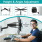 Single Arm full motion monitor wall mount with tilt, swivel, and rotation