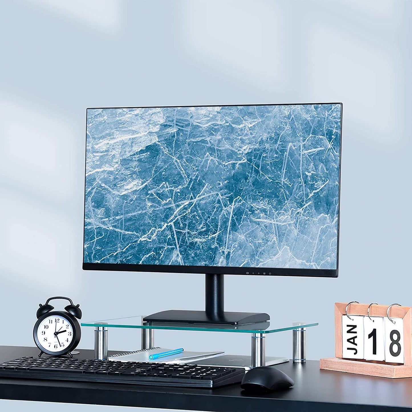 Zimilar 1 Pack Glass monitor stand