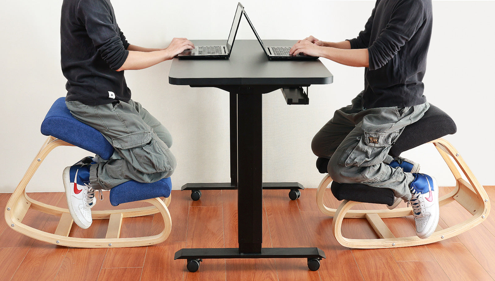 Rocking chair 2025 with laptop stand