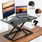 user friendly standing desk converter easy to operate